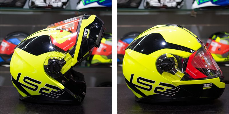 Casco de moto modular LS2 FF325 Strobe