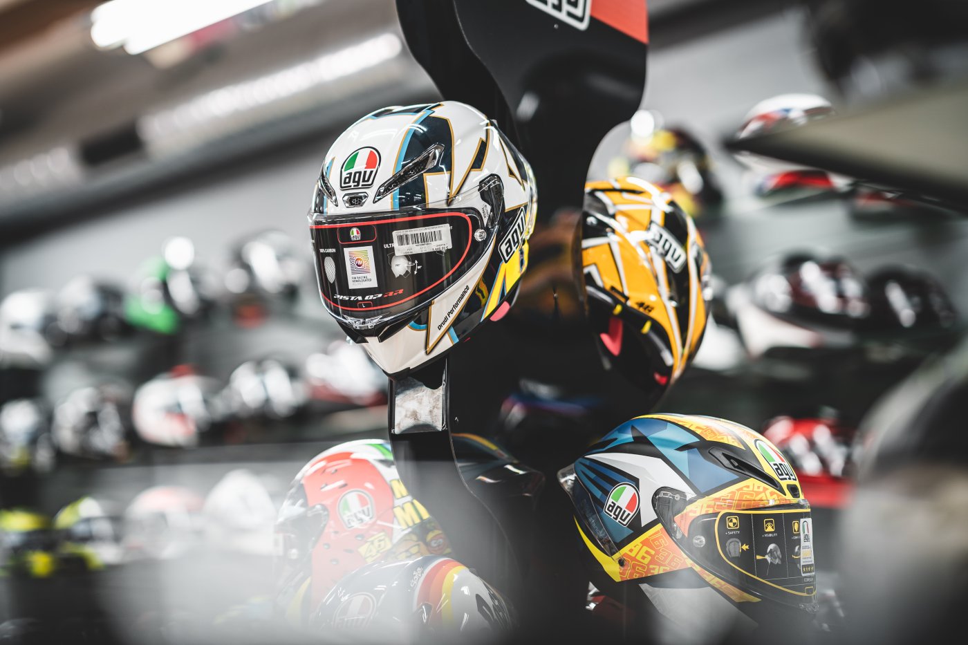 El casco de competici&oacute;n por excelencia, el AGV Pista GP RR