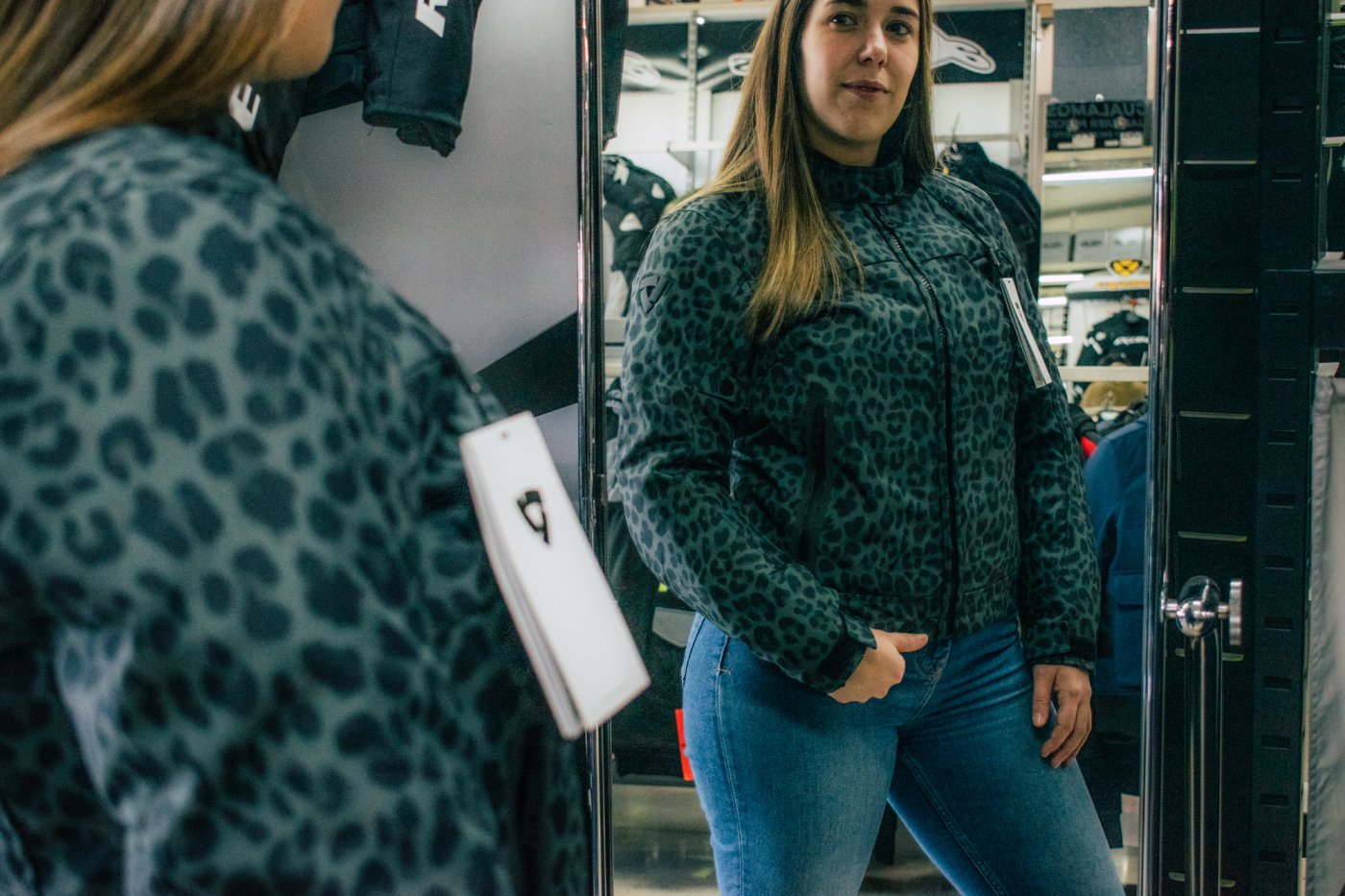 Chaqueta impermeable moto Revit Shade Lady