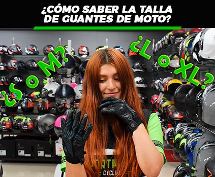 ¿Cómo saber la talla de guantes de moto?