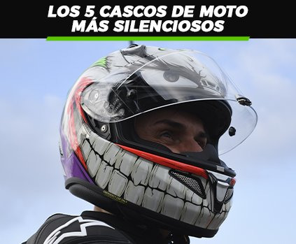 Los 5 cascos de motos más silenciosos