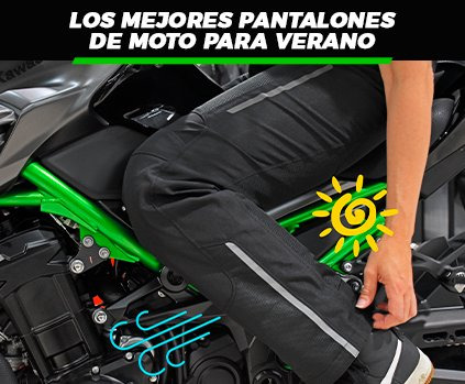 Mejores pantalones de moto para verano